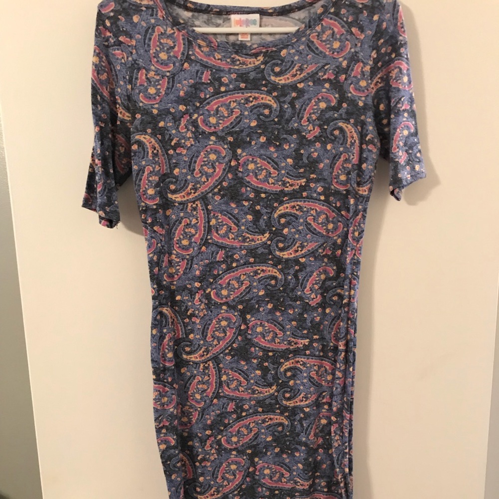 LuLaRoe xs julia paisley dress